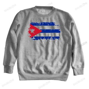 Heren Hoodies Mode Casual Streetwear Cuba Fans Juichen Voor Mannen Nationale Vlag Ontwerp Katoen Merk Kleding Cool Sweatshirt Hoody