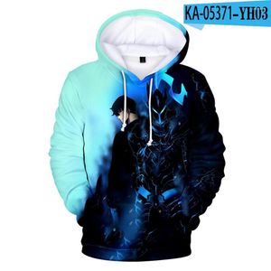 Sweats à capuche pour hommes Design de mode Solo Leveling 3D Sweat à capuche Automne Winer Survêtements Sportswear Kid Adulte Taille Haute Qualité Casual Automne Hiver Tops