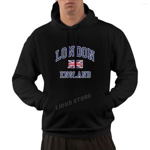 Sweats à capuche pour hommes mode loisirs j'aime londres angleterre drapeau Union Jack sweat à capuche sweat Harajuku Streetwear coton hommes graphiques