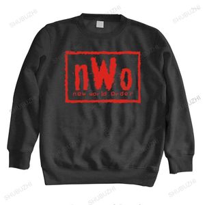 Sudaderas con capucha para hombre, moda NWO - ORDEN MUNDIAL, Sudadera con capucha informal y fresca de orgullo para hombre, sudadera de algodón con cuello redondo y talla grande Unisex