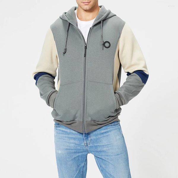 Sweats à capuche pour hommes à la mode en cachemire fermeture éclair sweat à capuche pour hommes automne et hiver décontracté beau Cardigan haut vêtements de sport quotidiens