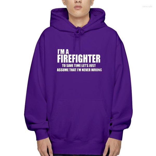 Sweats à capuche pour hommes Firefighter Outerwear Gi For Funny Hoody Profession T