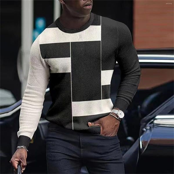 Sweat-shirt à capuche en polaire pour homme, impression numérique 3D, chemise à manches longues, col rond, pull d'extérieur, haut, pantalon de survêtement