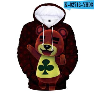 Heren Hoodies For Kids Animal Crossing Sweatshirt 3D Hoodie Men/Women/Boy/Girl Spring Autumn Hooded Mooded Clothing