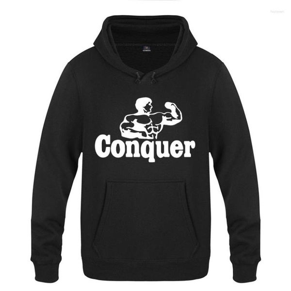 Sweats à capuche pour hommes Commerce extérieur Pull à capuche créatif Conquer Shirt Fitness Wrestling Fighting