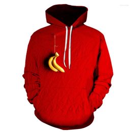 Sweats à capuche pour hommes légumes frais hommes/femmes tendance sweat à capuche à manches longues Sport pull fruits colorés marque impression 3D décontracté