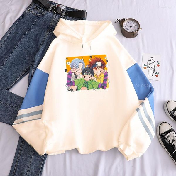 Sudaderas con capucha divertidas de Anime Sk8 The Infinity Manga para mujer, jerséis extragrandes de retales de manga larga, sudadera de dibujos animados para niños