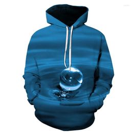 Heren Hoodies Grappige Zoete Waterdruppels Op Paarse Bladeren Afdrukken Hoodie Unisex Harajuku Kids Streetwear Cool Super Patroon Oversized