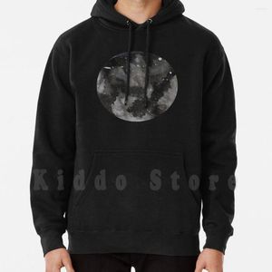 Heren Hoodies Galaxy 3 Hoodie Lange Mouw Stars Moon Sphere Globe Earth Planet Watercolor Night Sky