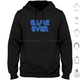 Heren Hoodies -spel over 2 hoodie katoen met lange mouwen met lange mouwen Retro Video Games Arcade Stargate Asteriods Nerd Geek Sci Fi Humor