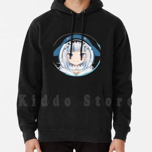 Sweat à capuche homme Gawr Gura manches longues Hololive Vtuber Anime Inugami Korone Kiryu Coco Shirakami