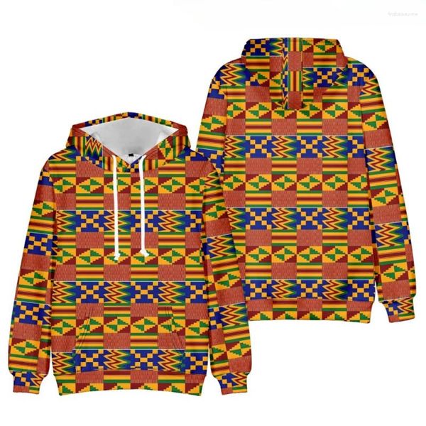 Sudaderas con capucha para hombre, sudadera étnica con estampado geométrico, sudadera con capucha de retales azteca occidental para hombre, jersey con patrón tradicional para mujer, Hip Hop africano