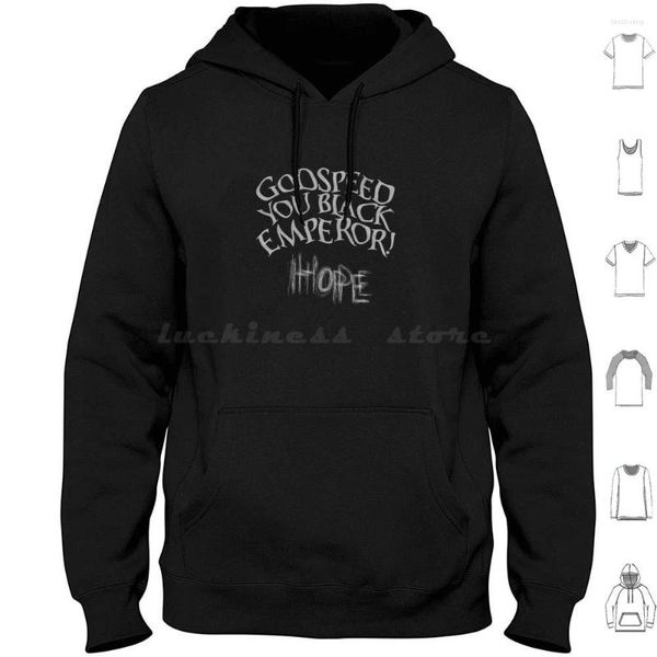 Sudadera para hombres Godspeed You Black Emperor Hope Scratch Sampan Cotton Cotton Manga Long Jibe Mu Melancholy