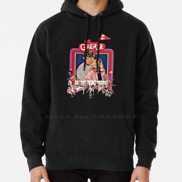 Sweats à capuche pour hommes Grease 2 Classic 80 S Film Sweat à capuche Pull 6xl Coton Rose Dames T Birds Broadway 50s Cult Movie