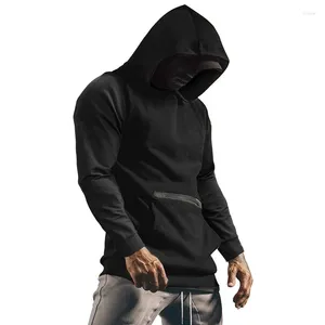 Heren Hoodies Green Hooded Sweatshirt Men 2023 Fashion Casual Pocket Mens Sweatshirts Hip Hop Streetwear Sweat Homme