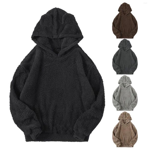 Sweats à capuche pour hommes Pull chaud à capuche H Ear