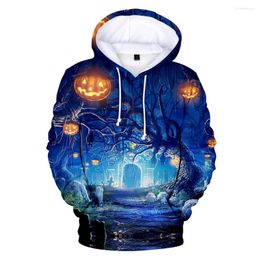 Sweats à capuche pour hommes Halloween Vêtements pour enfants adultes Impression couleur numérique 3D Hoodeis et Hoodeis pour femmes