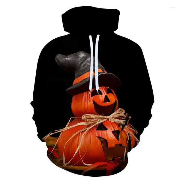 Sudaderas con capucha para hombre, Sudadera con capucha de Halloween, estampado de lámpara de calabaza 3D, jersey gráfico, sudadera para pareja, moda informal y Sudaderas para mujer