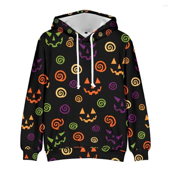 Heren hoodies Halloween print heren streetwear harajuku trui casual hoge kwaliteit hoodie 3D digitaal printen sweatshirt met capuchon