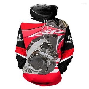 Sudaderas con capucha para hombre, moda Harajuku, Sudadera con capucha de otoño, motor de motocicleta, estampado 3D, cremallera, sudadera informal de calle Unisex, chaqueta HY0119