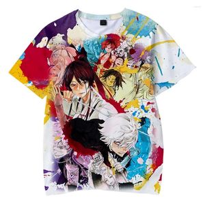 Heren Hoodies Hell's Paradise Jigokuraku Anime T-shirt Crewneck Short Sleeve Women Men Men T-shirt Harajuku Streetwear Casual Style 3D-kleding