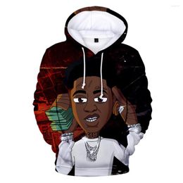 Heren Hoodies Hoge kwaliteit 3D Youngboy Heren Hoody Polluvers Fashion Coats Men/Vrouwen Sweatshirts Jonge Boy brak nooit meer Hoodie