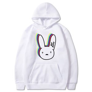 Sweats à capuche pour hommes Sweatshirts supérieurs choses Bad Bunny drôle vêtements coréens pull décontracté Harajuku hommes femmes à capuche à capuche Hip Hop à capuche mâle 21MG