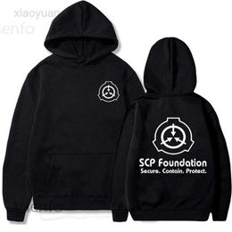 Sudaderas con capucha para hombre Scp Foundation Sudaderas con capucha Foundation Male Pullover Streetwear Ropa para hombre Sudadera con capucha de otoño HKD230704