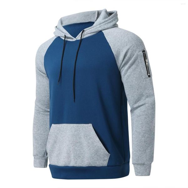 Sweats à capuche pour hommes ensembles de vêtements de sport à capuche printemps automne Patchwork hommes survêtement décontracté cordon à manches longues poche Couple