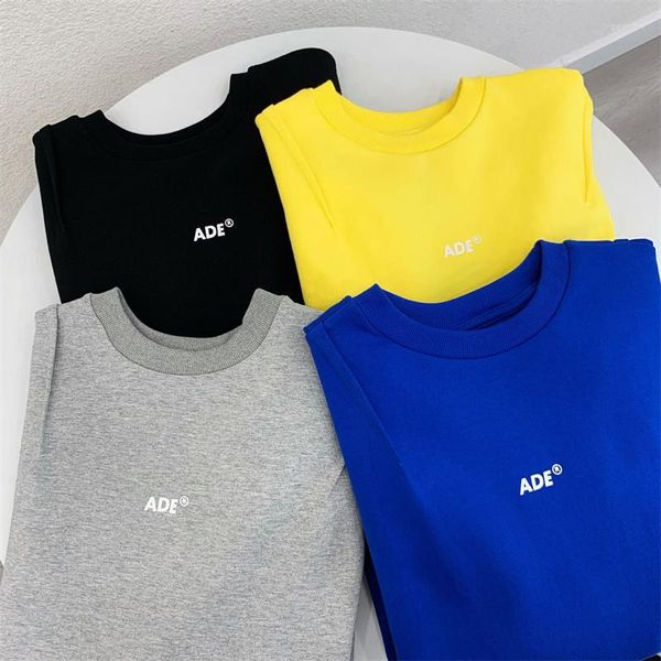 Sudaderas con capucha para hombre, suéter deportivo, otoño 2023, marca coreana China-Chic, ADER ERROR, suéter de cuello redondo para amantes, Top fino suelto y versátil