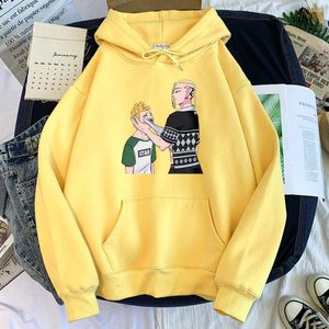 Sweats à capuche pour hommes Sweat à capuche Tokyo Revengers Draken Anime Print Sweater Hommes Femme Oversize Loose Clothes Males Autumn Street Fashion Pulls