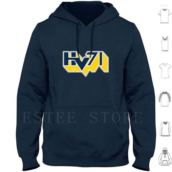 Sudaderas con capucha para hombre Hv71 Sudadera con capucha de hockey sobre hielo Logotipo de manga larga Fans Diseño de recuerdo de la liga sueca