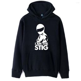 Heren hoodies Ik ben de stig versnellings man man boy hoodie herfst winter fleece paar kleding ziiart