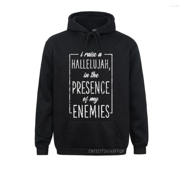 Sweats à capuche pour hommes je soulève un hallelujah foi chrétienne jésus croyant pull sweats à manches longues 2023 femmes vêtements Cool