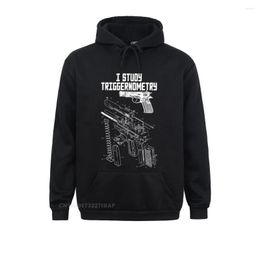 Sweats à capuche pour hommes I Study Triggernometry On Back Gun Funny Saying Gift Normal VALENTINE DAY Mens Sweatshirts Fashion Hoods Discount