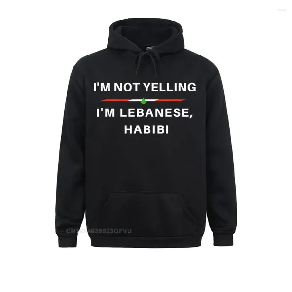 Sweats à capuche pour hommes, je ne crie pas libanais Habibi, sweat à capuche arabe drôle, Coupons pour hommes et femmes, chemises Harajuku en coton, été