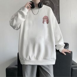 Sweats à capuche pour hommes Inui Sajuna Anime Sweatshirts My Dress Up Darling Manga Graphic Oversized Winter Pullover Femmes Top Hommes Survêtement Couple