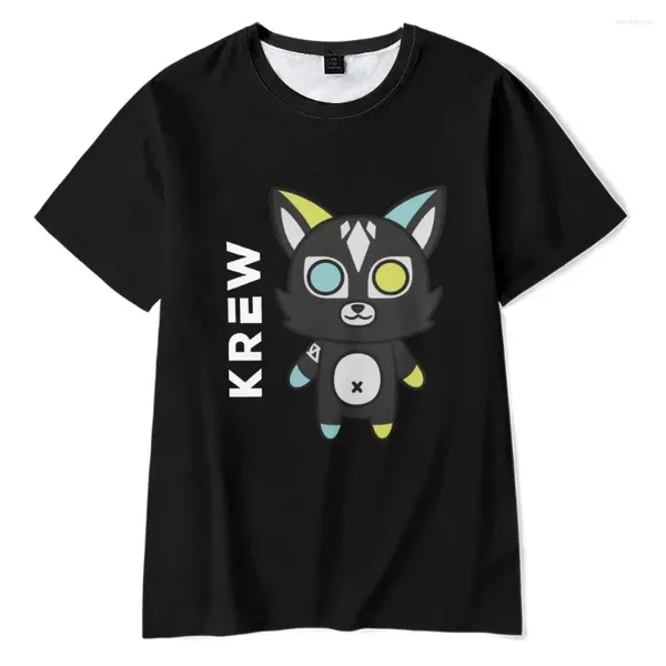 Sudaderas para hombres itsfunneh Krew District 3d estampado Tamilla Mujeres Mujeres Niños Niños Niños Summer Ock Slewe Short Tshirt Cartoon Graphic