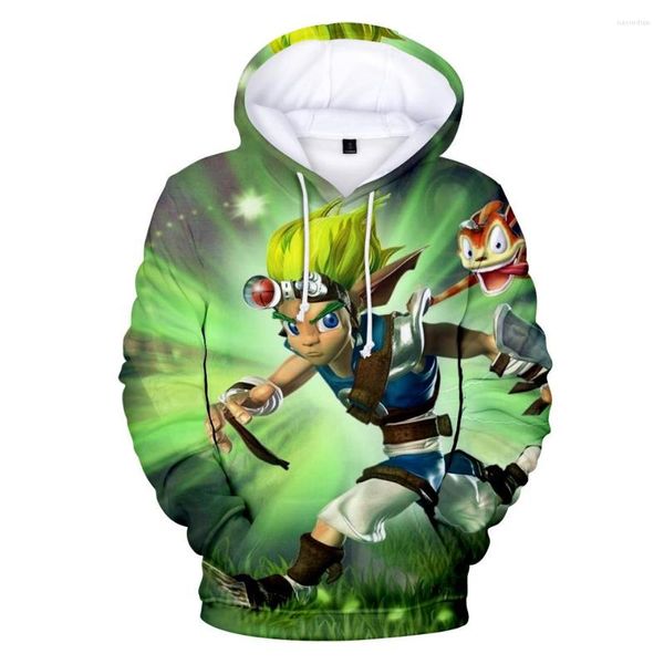 Sweats à capuche pour hommes JAK 3 sweat-shirt 3D DAXTER imprimé décontracté classique à capuche printemps automne Anime dessin animé dessus frais