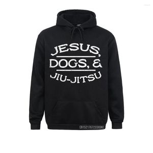 Sweats à capuche pour hommes Jesus Dogs Jiu Jitsu BJJ Sports Arts martiaux brésiliens Sweat à capuche cadeau Hommes Famille Automne Sweats Groupe Hoods
