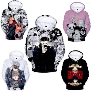 Mannen Truien Jujutsu Kaisen 3D Hoodie Sweatshirts Anime Gojo Itadori Satoru Yuji Fushiguro Megumi Cosplay Mannen Jas Outfit