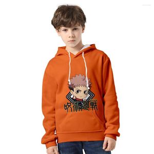 Sudaderas con capucha para hombre Jujutsu Kaisen Anime dibujos animados Sudadera con capucha adolescente niños niñas Heeded Pullover 3D Kawaii lindo Harajuku Cosplay disfraz