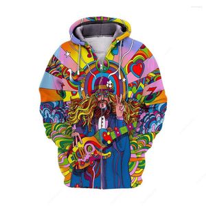 Sudaderas con capucha para hombre Jumeast Peace Love Hippie Hombres Cremallera 3D Impreso Vintage 90s Anti War Sign Sudaderas con capucha Dibujos animados Goteo Ropa juvenil