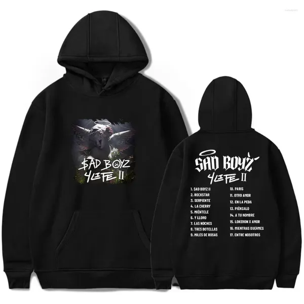 Sudaderas con capucha para hombre Junior H Tour Sad Boyz 4 Life Merch, Sudadera con capucha Unisex, jersey de moda de otoño, ropa de calle informal divertida