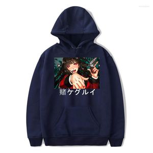 Sweats à capuche pour hommes Kakegurui Sweat à capuche d'hiver décontracté à manches longues Harajuku femmes style coréen pull chaud mode cool sweat unisexe