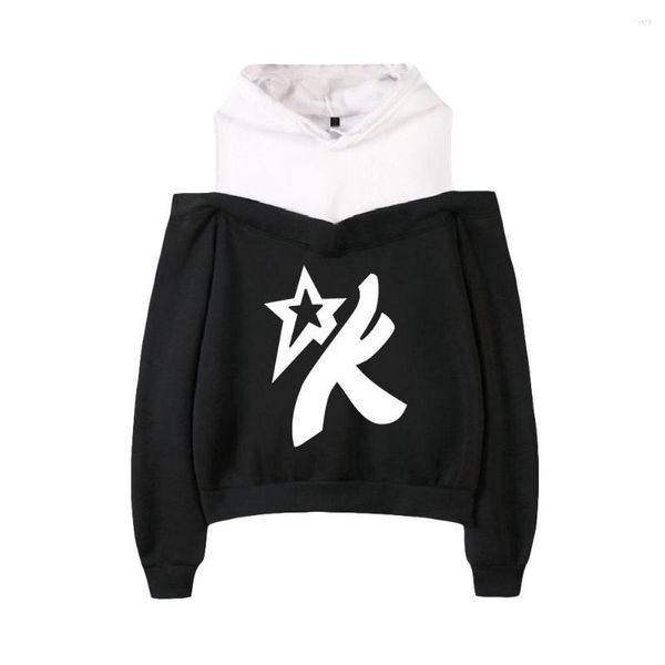 Sweat à capuche homme Karma's World femme hors épaule sweat femme pull Harajuku Streetwear 2023 américain enfants mode TV