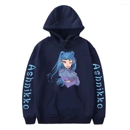 Sweats à capuche pour hommes Kawaii Ashnikko Anime sweat hommes femmes vêtements automne hiver sweat à capuche décontracté Kpop vêtements