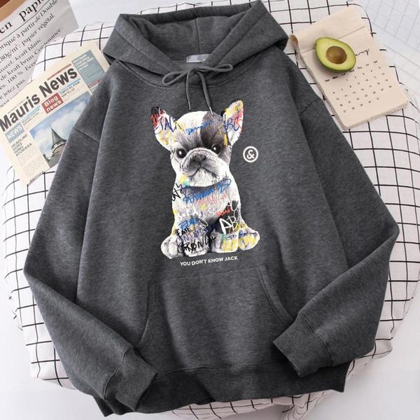 Sweats à capuche pour hommes Kawaii Dog Poster Est Doodled Imprimé Homme Casual S-Xxl Sweat Rétro Surdimensionné Sportswears Drôle Sweat À Capuche Hommes