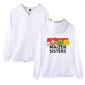 Heren Hoodies Kawaii Jj Mikey Maizen 2D Rits Sweatshirt Warm Lange Mouwen Hooded Uitloper Kleding