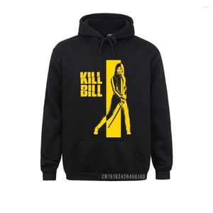 Hoodies voor heren Kill Bill V2 80s Bride Men Sweatshirt Awesome Pullover Long Sleeve Round Collar Costume Christmas Present Clothing